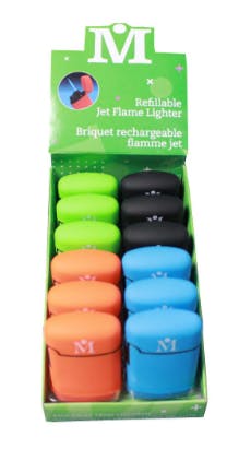 M Series Refillable Torch Lighters Tray/12