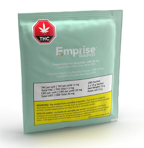 EMPRISE RAPID Peppermint Hot Chocolate CBD 20mg
