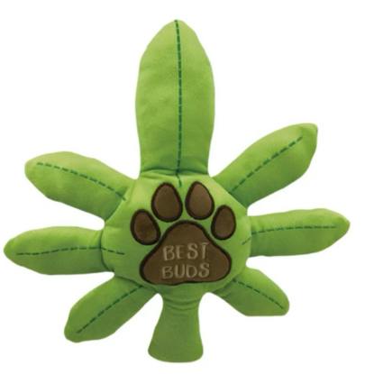 Stoned Puppy Best Buds Squeaky Dog Toy - 12"