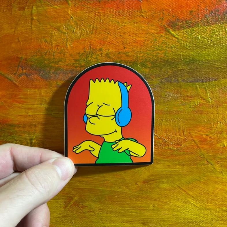 The Local Sticker Shop - Grooving Bart