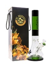 The Okanagan Series Green 14-15 Inches Maple Glass Bong