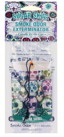 SMOKE ODOR - Car Odor Eliminator SUGAR SKULL