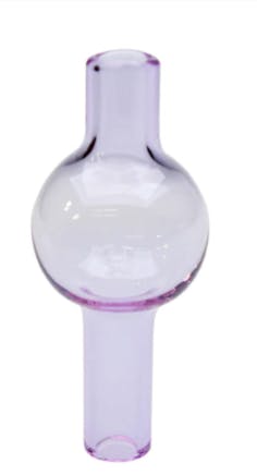 CannAccessories Glass Globe Directional Airflow Carb Cap PURPLE