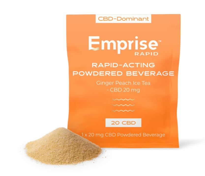 EMPRISE RAPID Ginger Peach Iced Tea CBD 20mg