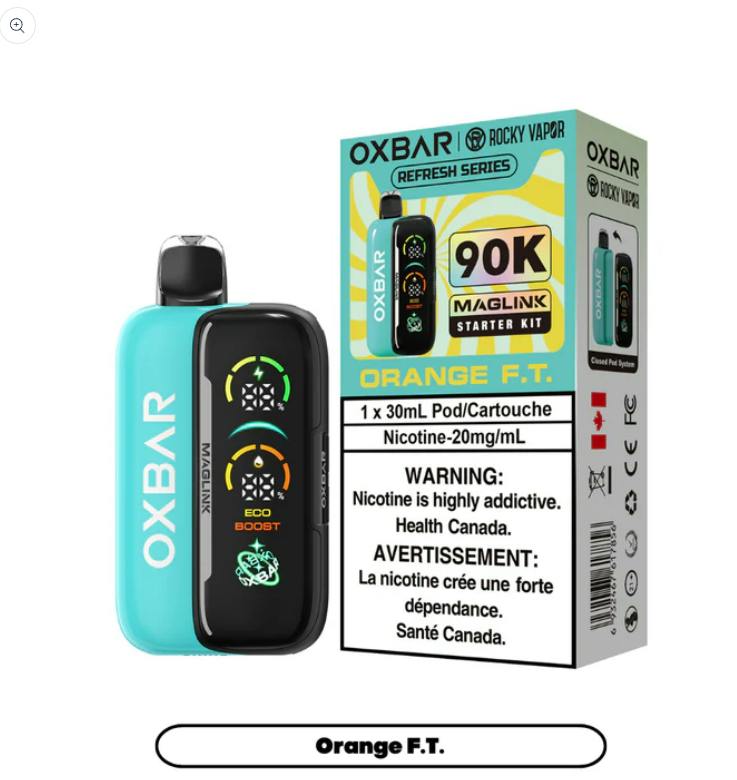 OXBAR Maglink Pod 90k Puff Refresh Series Orange F.T.