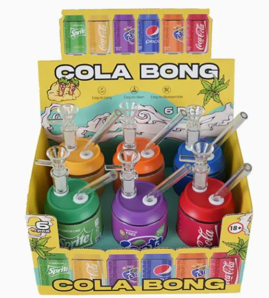 Soda Pop Stash Can Glass Pipe