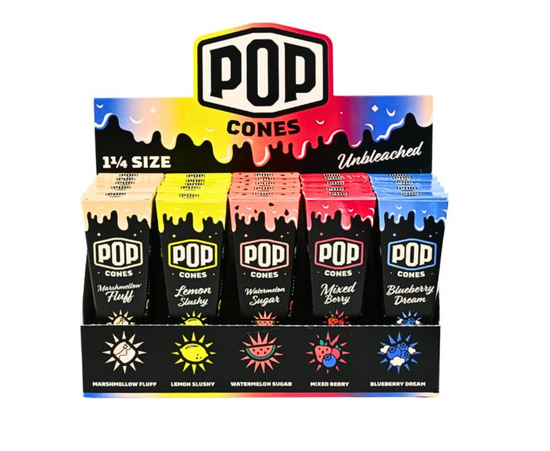 POP CONES - Unbleached Variety Pack 2.0 Pre-Rolled Cones - 1.25"