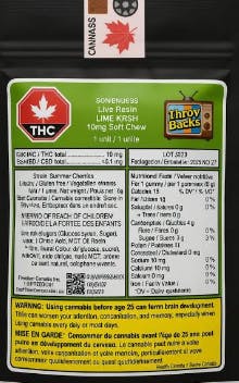 THROWBACKS LIVE ROSIN LIME KRSH