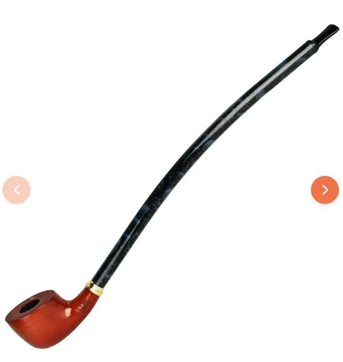15" Curved Pear Style Rosewood Shire Pipe