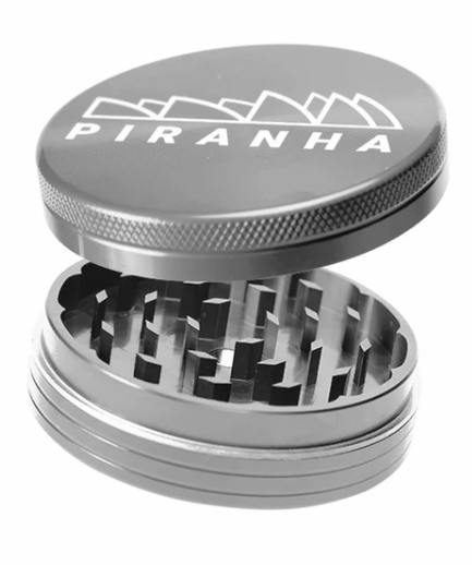 Piranha 2-Piece Grinder 3.5" Silver