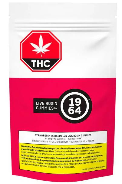1964 Strawberry Watermelon Live Rosin Chews 2X4.2G