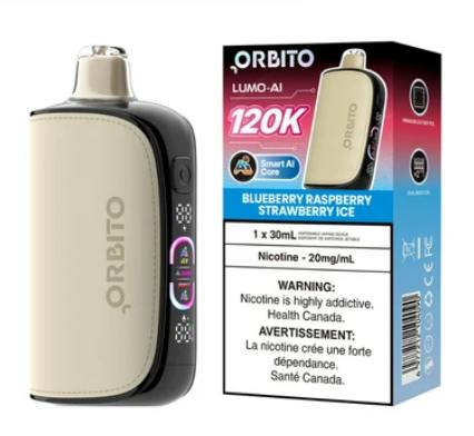 Orbito Lumo AI 120k BLUEBERRY RASPBERRY STRAWBERRY ICE