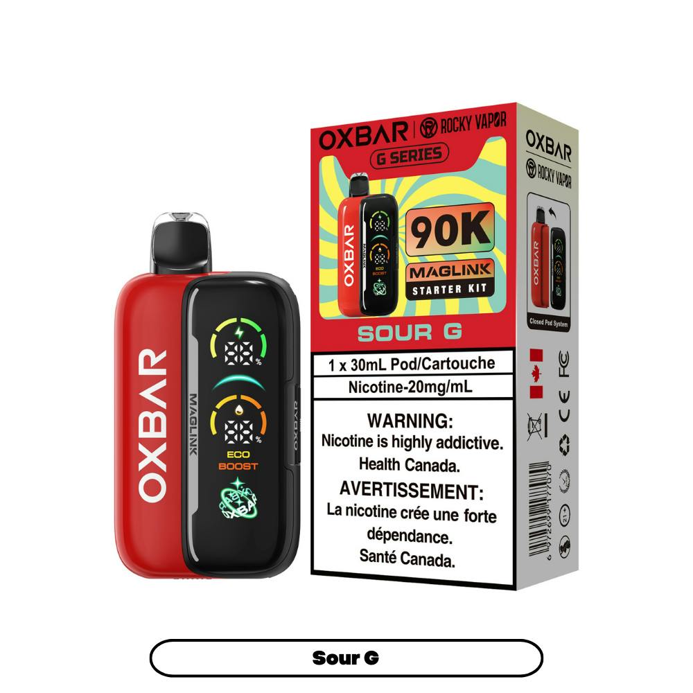 OXBAR Maglink 90k 30ml Pod - Starter Kit G Series Sour G