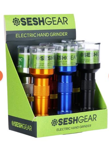 SeshGear Electric Hand Grinder Display
