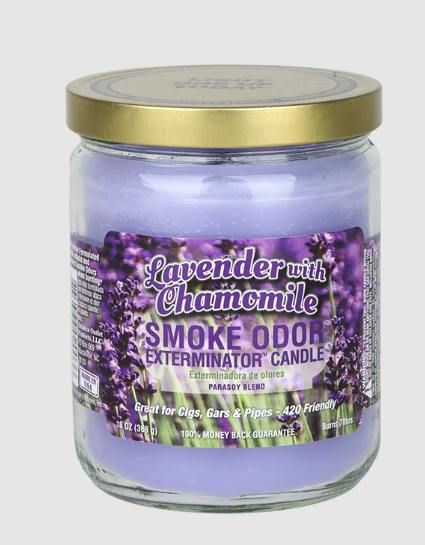 Smoke Odor - 13oz Candle - Lavender & Chamomile