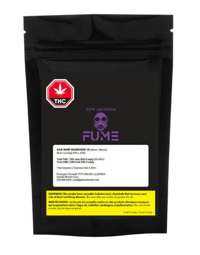 FUME BY DOM JACKSON Gas Whip Diamonds 1g
