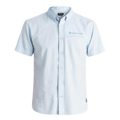 2021 Spring/Summer Spiritleaf Collared Short Sleeve Button Up
