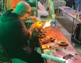 HAND BLOWN GLASS : 15