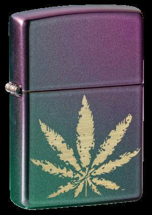 Zippo 49146 Cannabis Design Iridescent