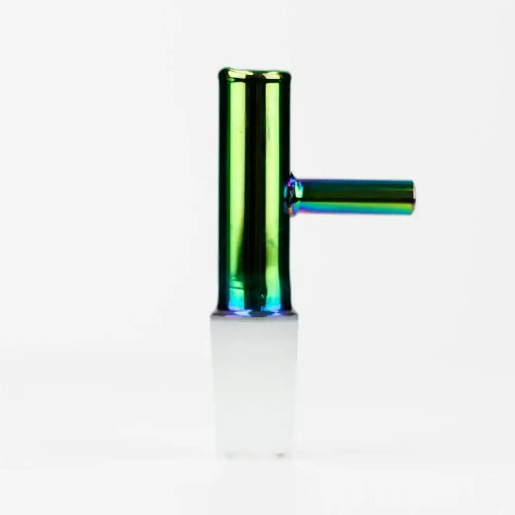 Elctroplate Glass popper bowl - Green