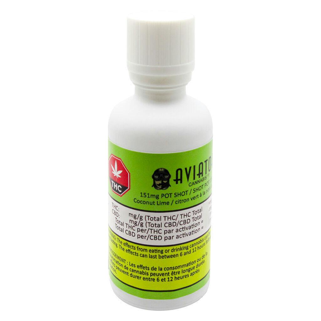 151 mg Pot Shot Coconut-Lime 50ml Oils
