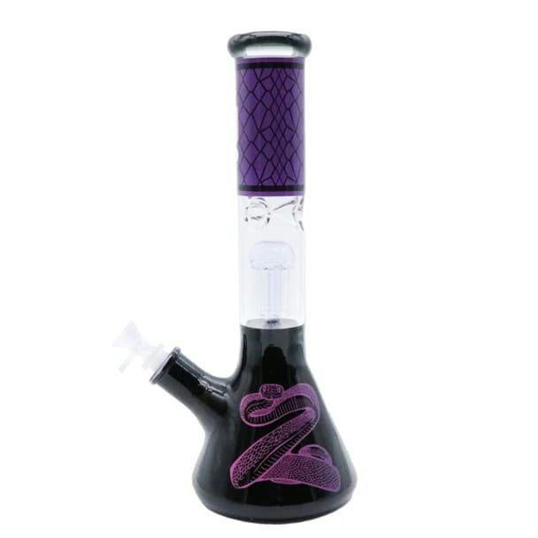 Infyniti - 14" Full Color Beaker w/ 12-Arm Tree Perc Ice Pinch, Prints on Body & Bottom - PU