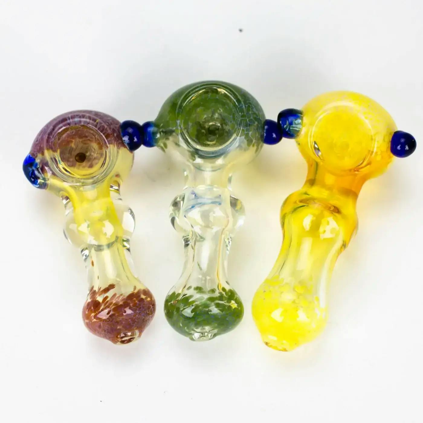 3.5" softglass hand pipe assorted colors