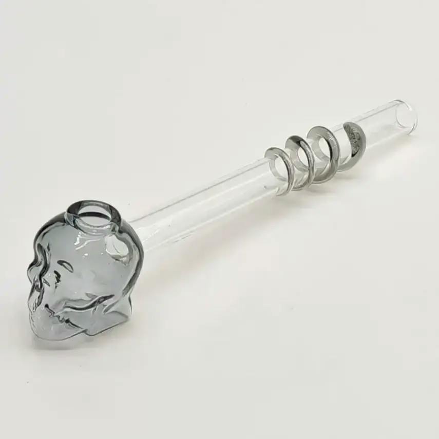 Skull Oil Burner Pipe - BLK