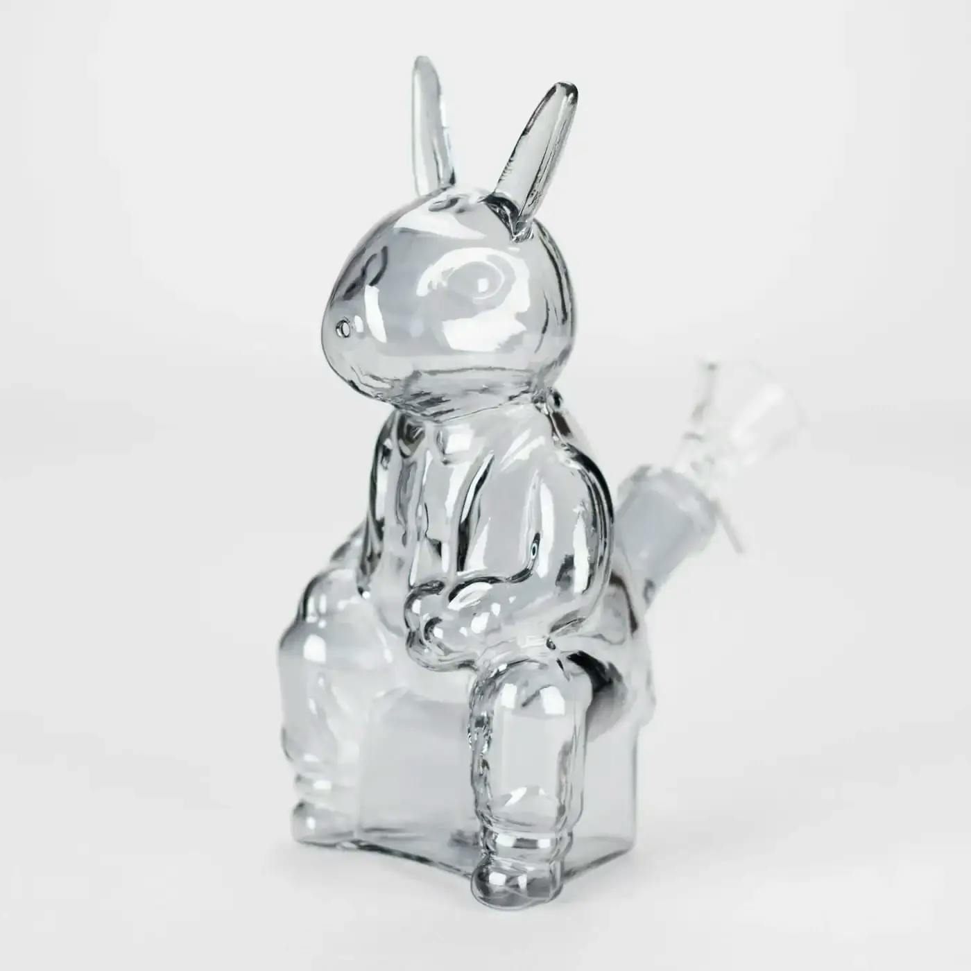 6 '' Black Bunny Soft Glass Bong