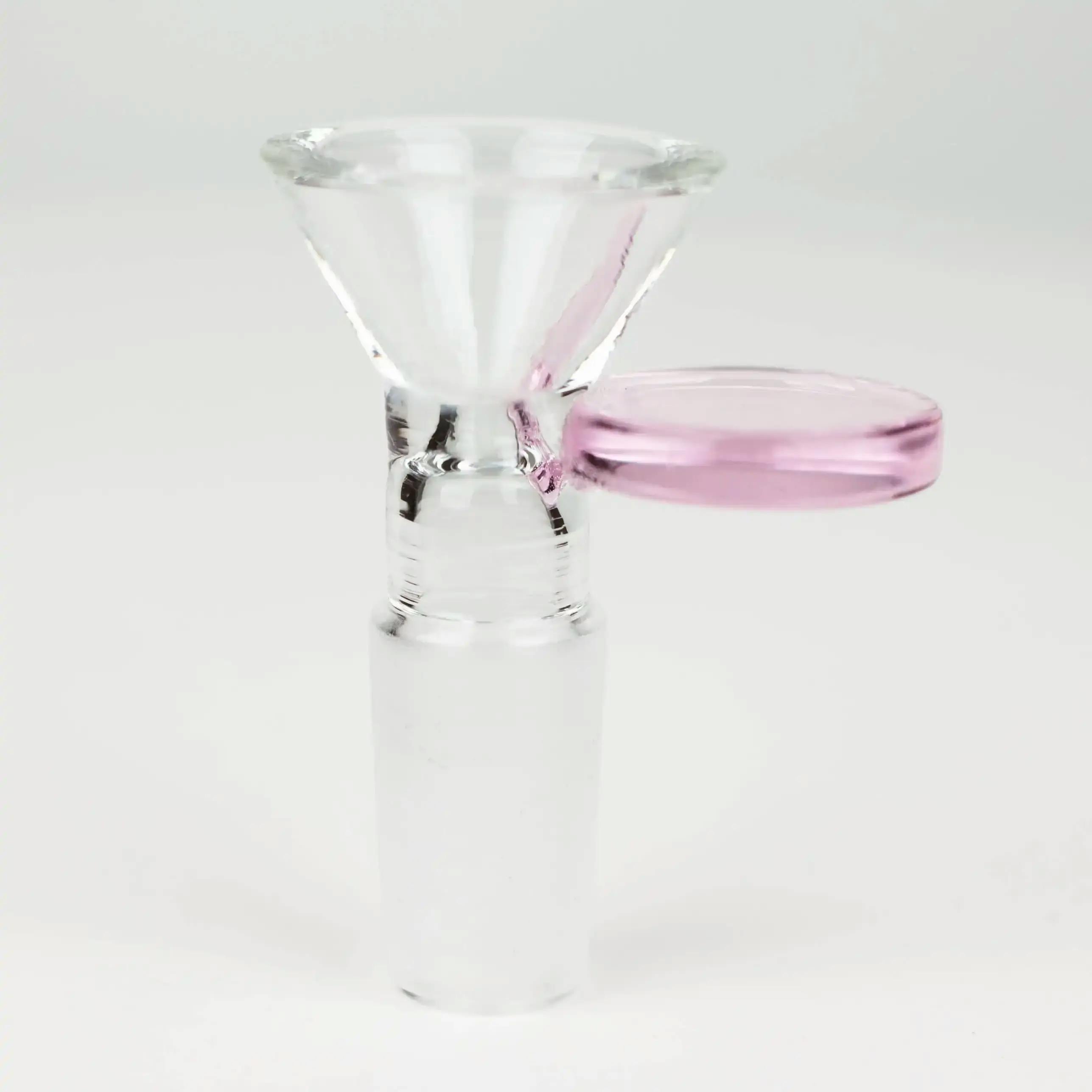 Glass bowl with color round handle for 14 mm - PI