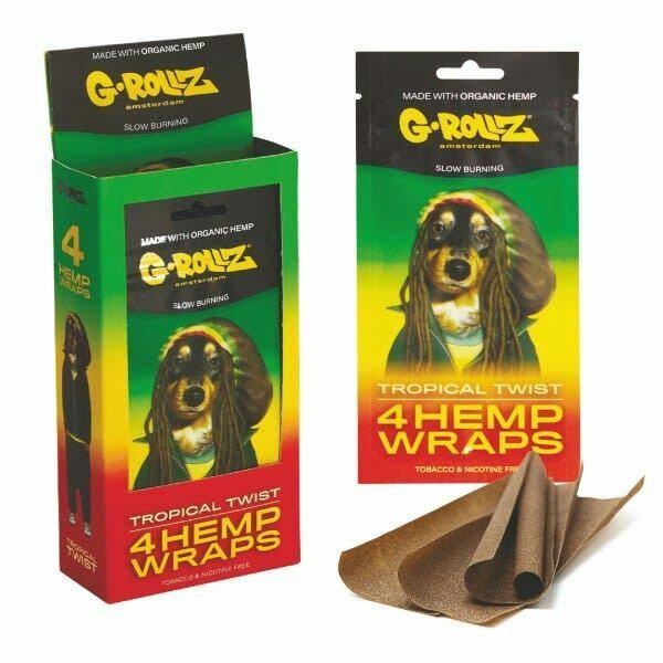 G-Rollz 4x Tropical Twist Flavored Hemp Wraps