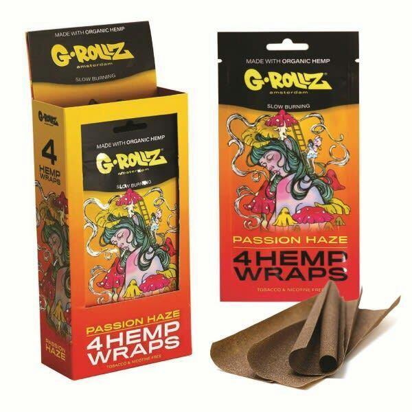 G-Rollz 4x Passion Fruit Flavored Hemp Wraps