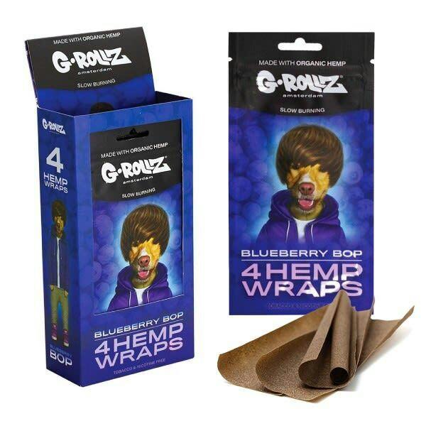 G-Rollz 4x Blueberry Flavored Hemp Wraps
