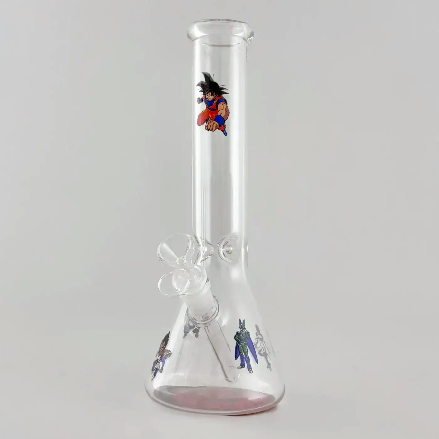 12" Anime-Themed Beaker Bongs - 4mm Thick Glass - Dragon