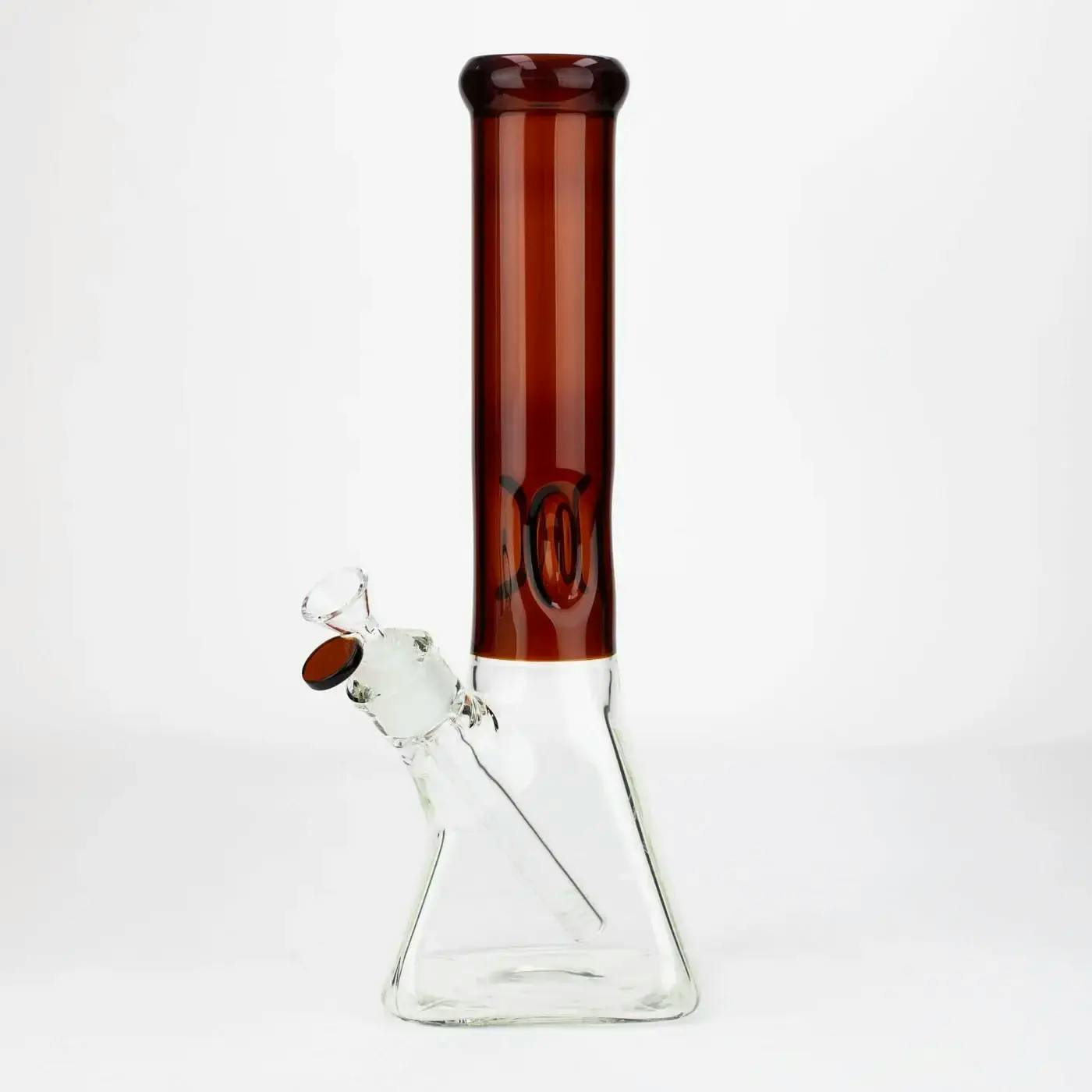 13" Pyramid Base Beaker - Amber
