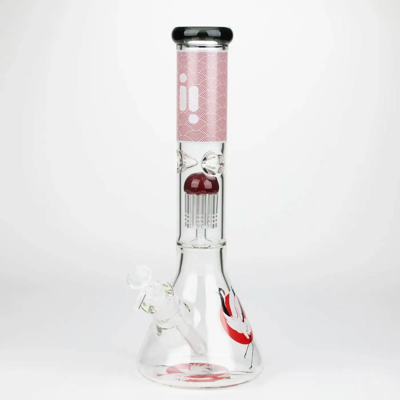 Infyniti | Untamed 14" 7 mm classic beaker water bong - Crane