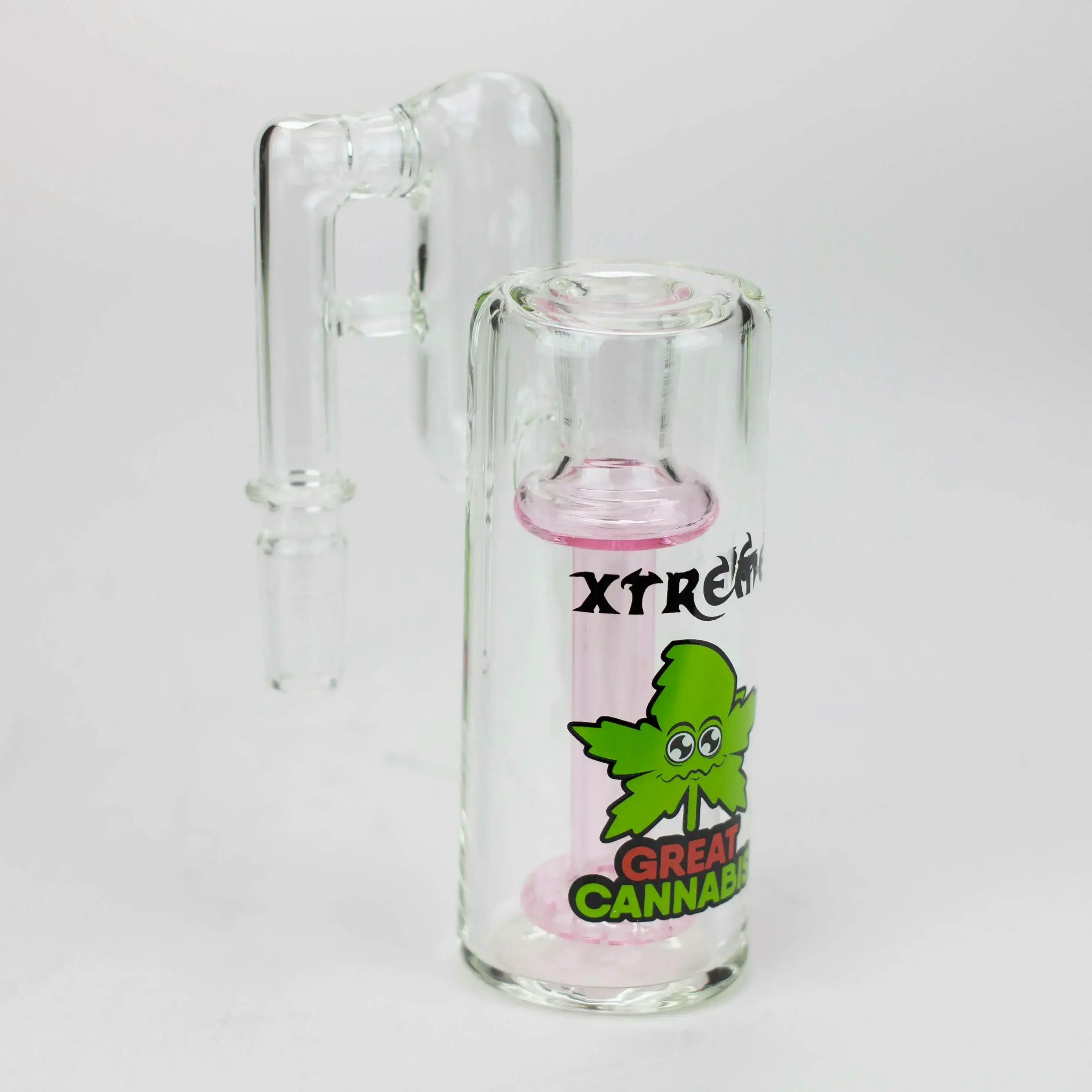 Xtreme - 5" Glass Bong Showerhead diffuser Ashcatcher - Pink