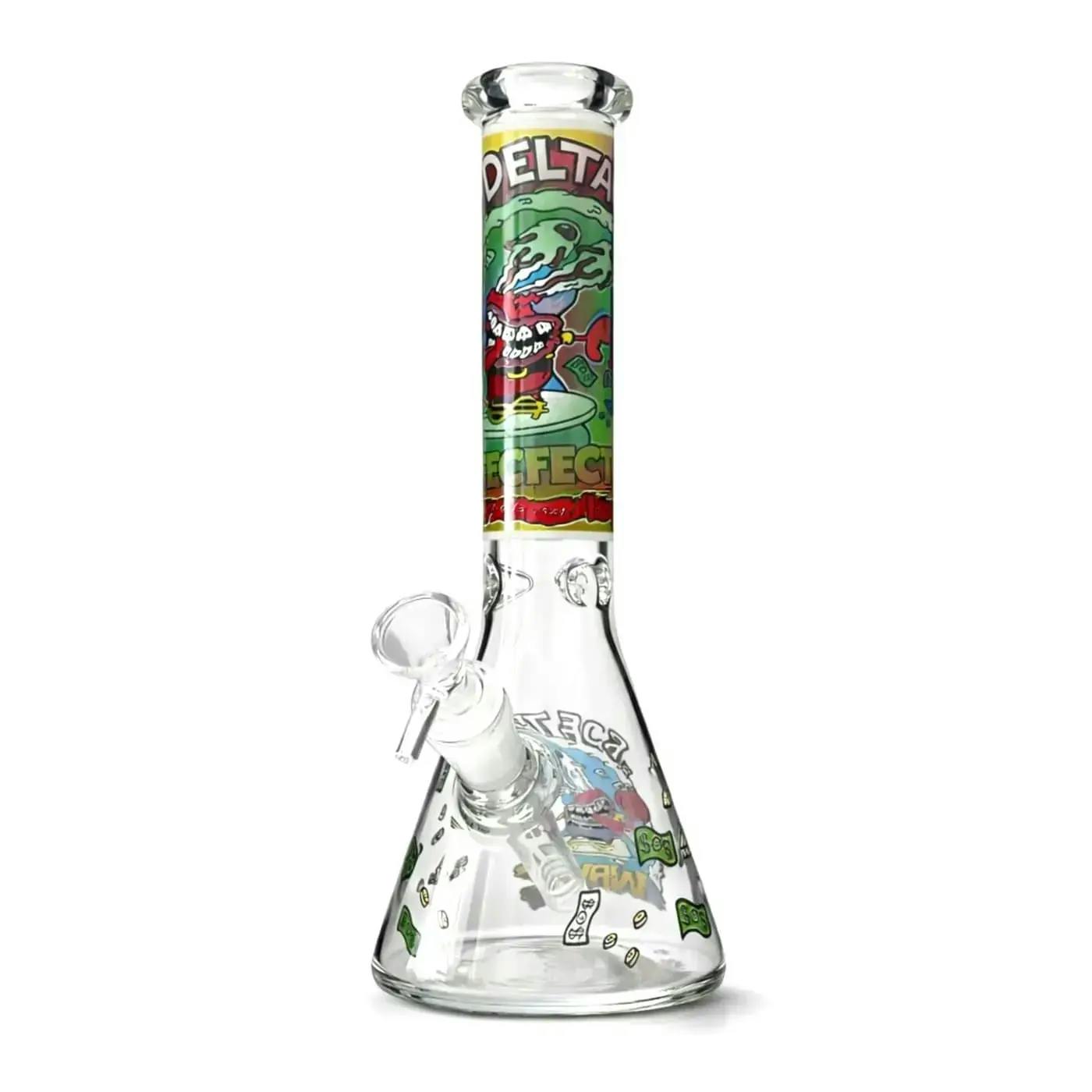 Chaos Collage 10" Graphic Beaker Bong - Delta Trip