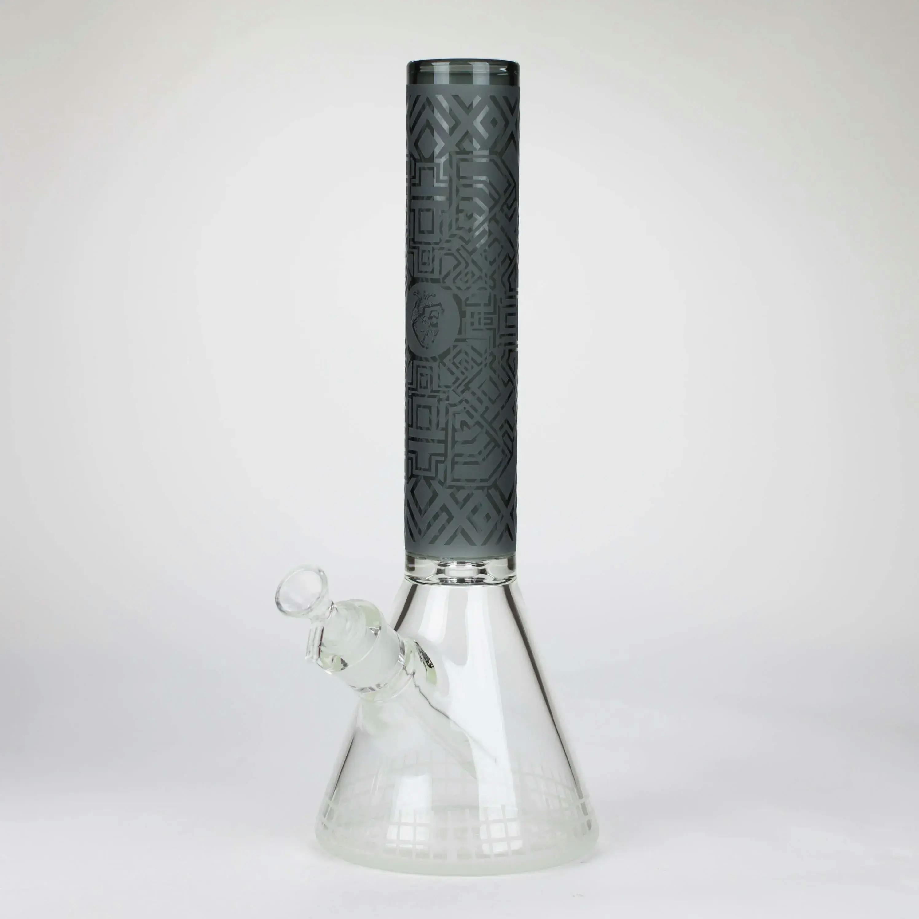 14" Beaker Base Glass Bong - Dark Blue