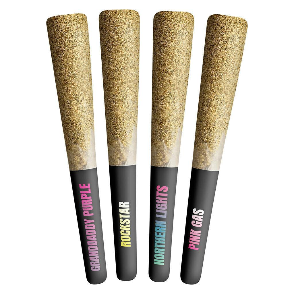 Shatter Diamonds & Kief Triple Infused Pre-Roll Taster Pack 4x0.5g Resin