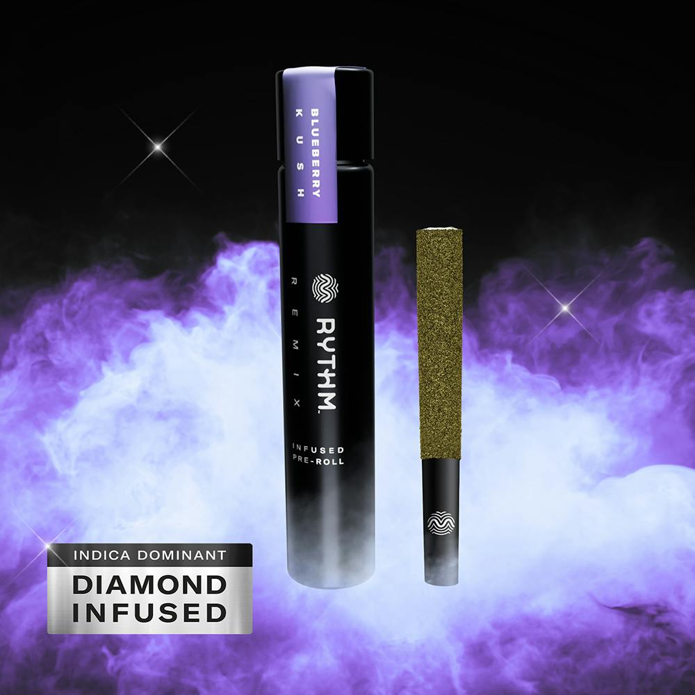 Rythm Remix Blueberry Kush Infused Pre-Roll 1g [1pk]