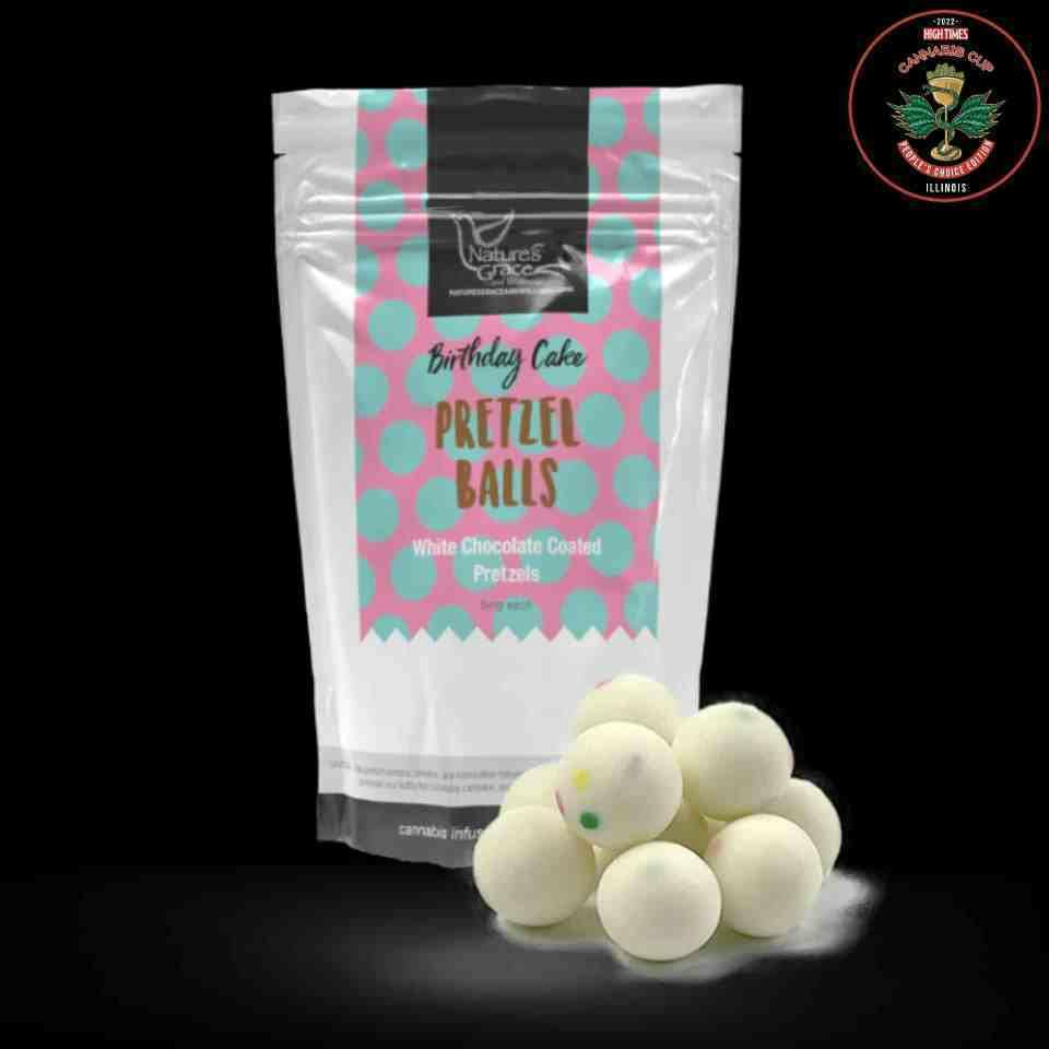 NATURE'S GRACE - BIRTHDAY CAKE PRETZEL BALLS (50MG)