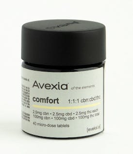 AVEXIA - COMFORT TABLETS 1:1:1 THC:CBD:CBN (2.5MG:2.5MG:2.5MG) (100MG) (I)