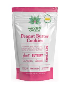 LOVES OVEN - PEANUT BUTTER COOKIES (10PK) (100MG) (H)