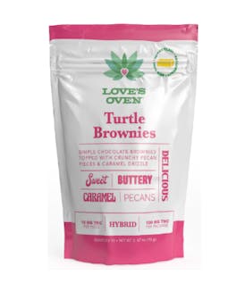 LOVES OVEN - TURTLE BROWNIES (10PK) (100MG) (H)