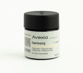 AVEXIA - HARMONY TABLETS (1:1) (THC:CBD) (200MG) (40CT)
