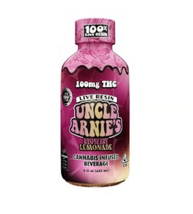 UNCLE ARNIES - RASPBERRY LEMONADE LIVE ROSIN TEA (100MG) (H)