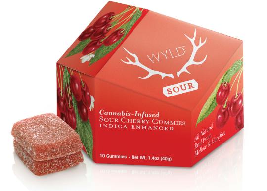 WYLD - SOUR CHERRY GUMMIES (100MG) (I)