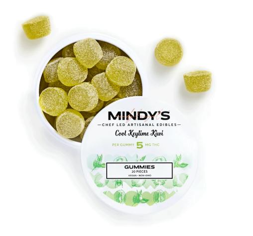 Cool Keylime Kiwi Gummies | 100mg | 20ct | 5mg/ea