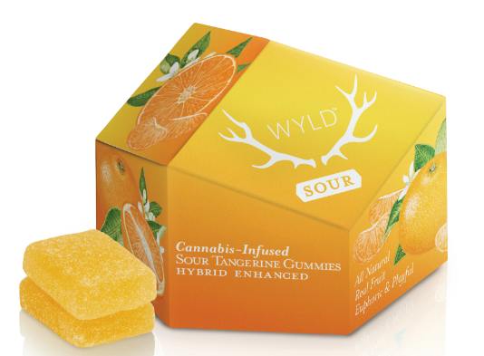 WYLD - SOUR TANGERINE GUMMIES (100MG) (H)